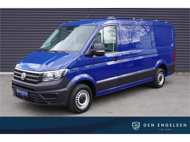 Volkswagen Crafter 35 140pk L3H3/L2H2 Navigatie Trekhaak Parkeersensoren Stoelverwarming Airco