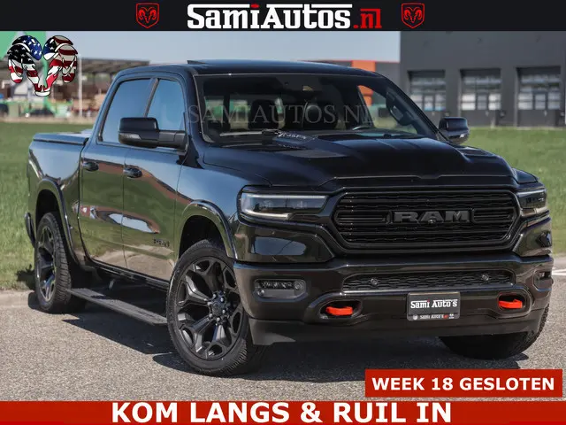 Dodge RAM BLACK OPS LIMITED 5.7 V8 4x4 | HUD | LUCHTVERING | BOM VOL | CREW CAB | DUBBELE CABINE | 5...