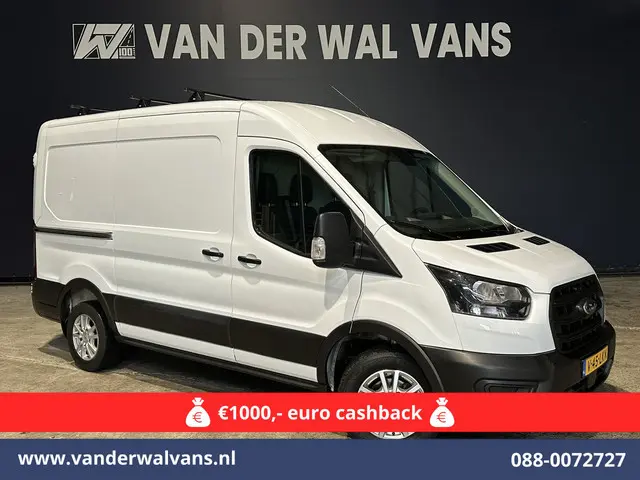 Ford Transit 2.0 TDCI L2H2 Euro6 Airco | 2450kg Trekhaak | LM velgen | Verwarmde voorruit Dakdragers...