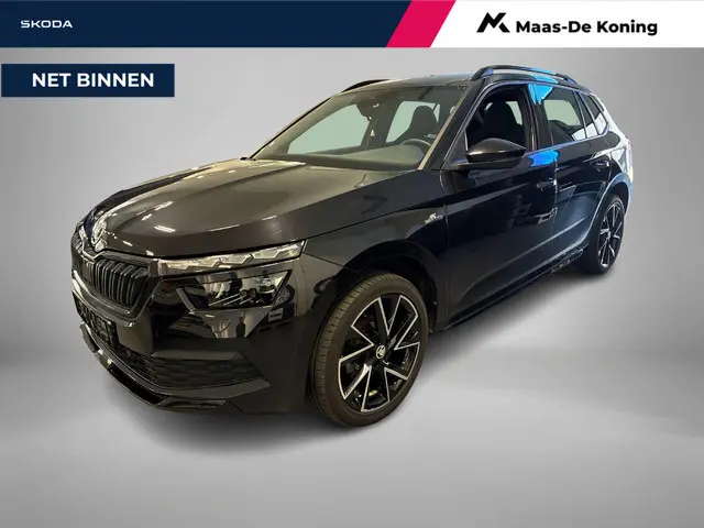 Skoda Kamiq 1.0 TSI 110pk DSG Monte Carlo · Panoramadak · Camera · Inklap. Trekhaak · Keyless · Stoe...