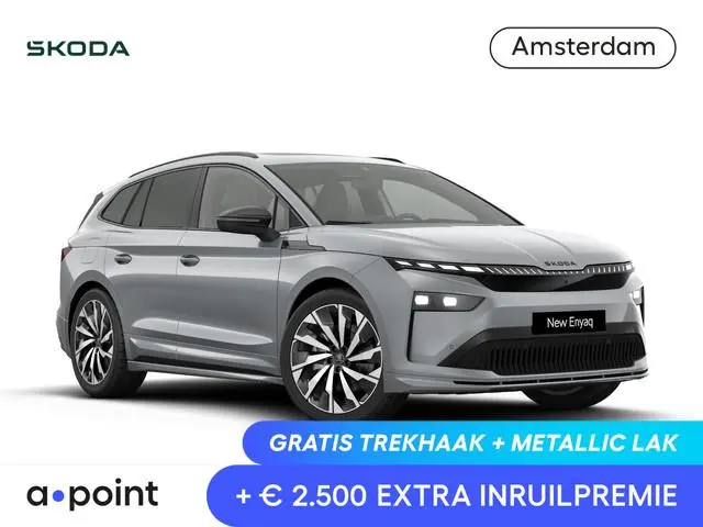 Skoda Enyaq 85 Sportline Tour Edition 286 pk | Winter Pakket | Trekhaak | Panorama Dak | Business Up...