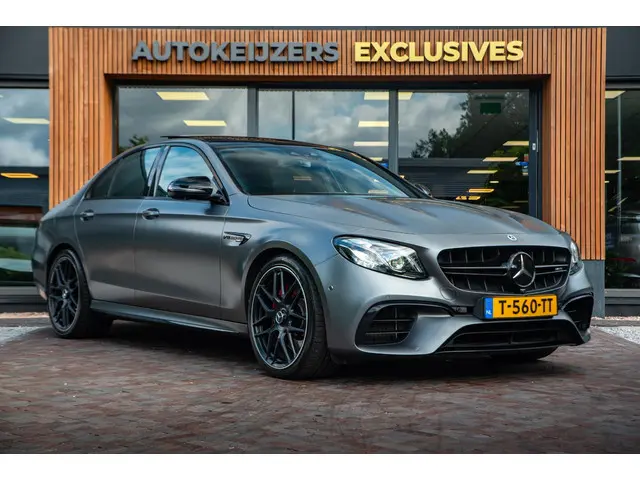Mercedes-Benz E-klasse AMG 63 S 4MATIC+ Burmester Pano Widescreen Ambient 360 Camera Stoelvent. Memo...
