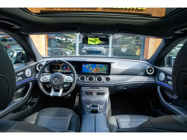 Mercedes-Benz E-klasse AMG 63 S 4MATIC+ Burmester Pano Widescreen Ambient 360 Camera Stoelvent. Memo...