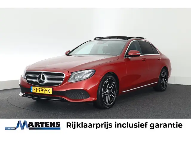 Mercedes-Benz E-klasse 220 d 194pk Premium Plus Trekhaak Leder 360Camera Burmester Memory Panoramada...