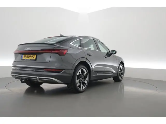 Audi e-tron Sportback 50 quattro S Line 71 kWh | Rijklaar! | 95.4% SOH | HUD | 360cam | Trekhaak | B...