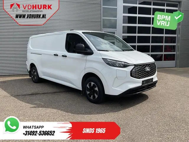 Ford E-Transit Custom L2 330 km WLTP LED/ Standkachel/ Stoelverw./ Snellader/ 2.3t Trekverm./ Carpla...