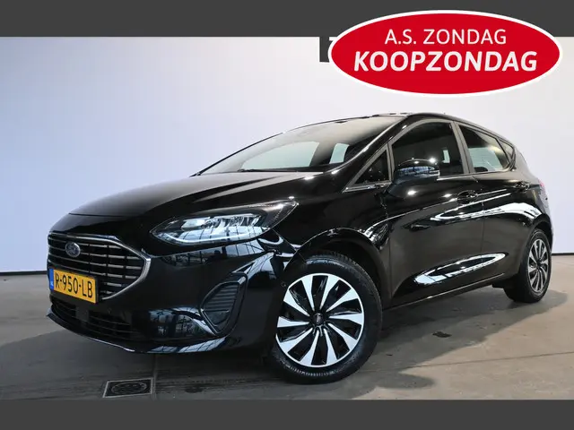 Ford Fiesta 1.0 EcoBoost Hybrid Titanium Navigatie Carplay LED 1e Eigenaar Rijklaarprijs Inruil Mogelijk!