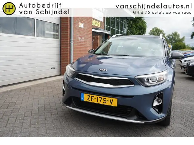 Kia Stonic 1.0 T-GDi DYNAMICLINE ORIGINEEL NEDERLANDS TWO TONE TREKHAAK CAMERA NAVIGATIE ANDROID/APP...