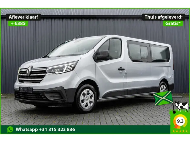 Renault Trafic dCi 150PK | L2H1 | 9-Zits | ex BTW/BPM | LED | Navigatie | Cruise | Airco | PDC | Eur...