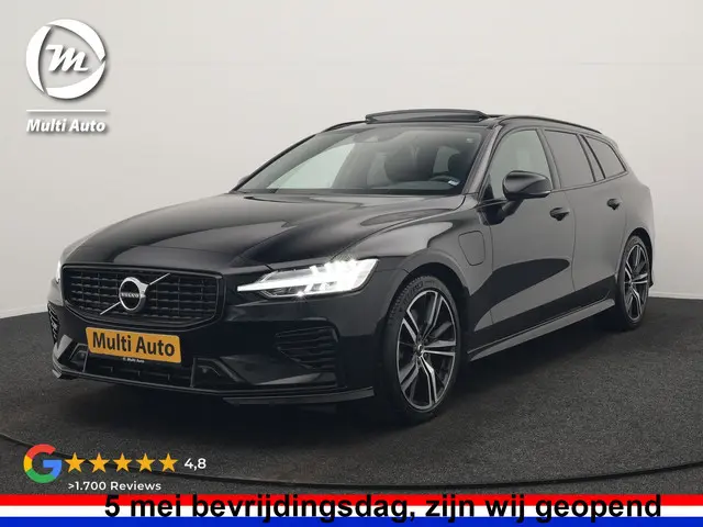 Volvo V60 T6 Recharge AWD R-Design LONG RANGE PHEV 350pk Dealer O.H. | Panodak | Camera | Harman / K...