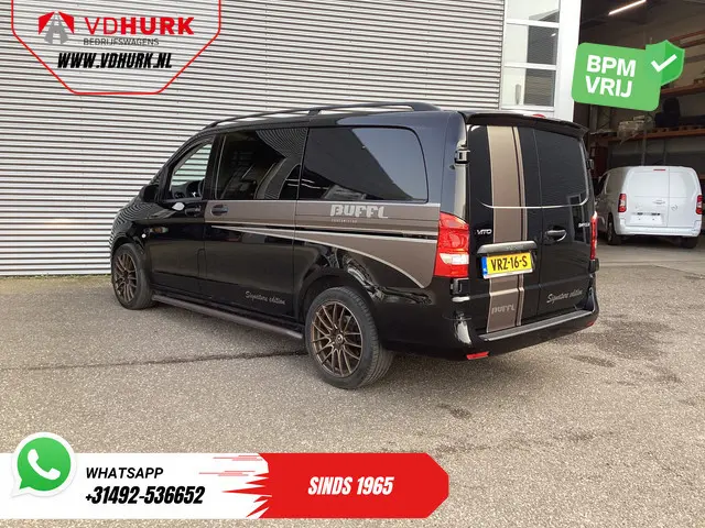 Mercedes-Benz Vito 114 CDI Aut. DC Dubbel Cabine Buffl Leder/ 2x Schuifdeur/ Carplay/ Navi/ Spoiler/...