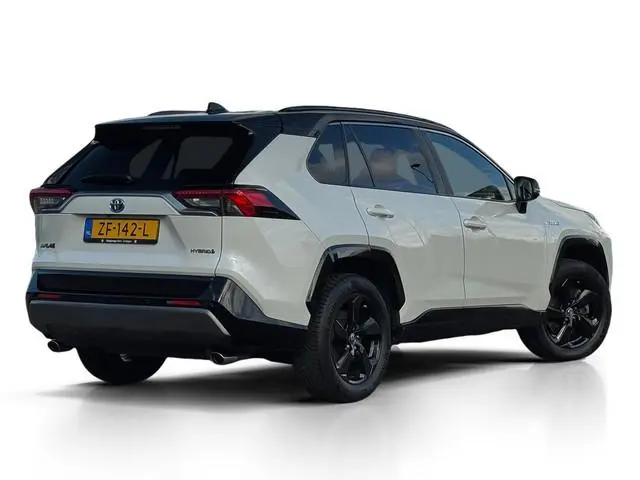 Toyota RAV4 2.5 Hybrid Bi-Tone ✅ Leder ✅ JBL ✅ Stuurverwarming