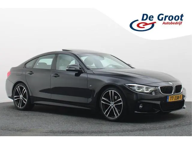 BMW 4-serie Gran Coupé 420i High Executive Leer, Panoramadak, Cruise, Verwarmd Stuurwiel, Bluetooth,...