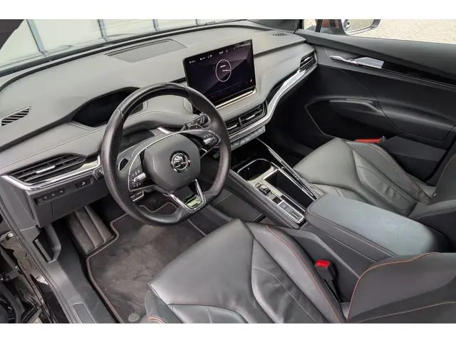 ŠKODA Enyaq iV 80 Founders Edition Black SOH 91% 383/1895 Trekhaak Panoramadak