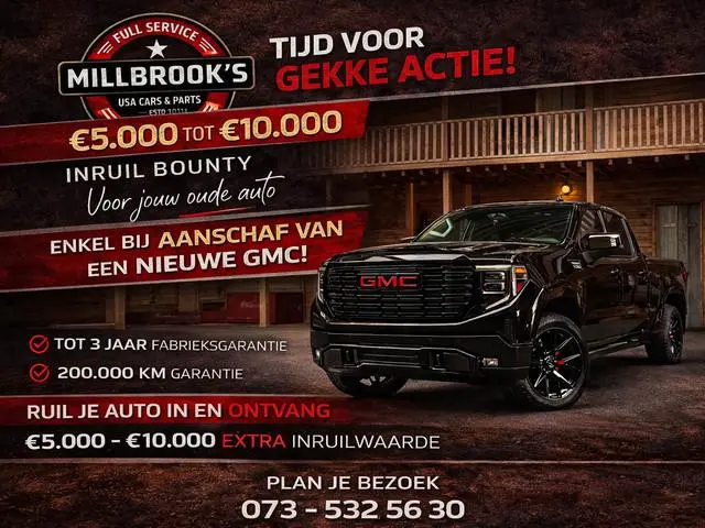 GMC Sierra Denali Black edition 6.2L V8 BPM VRIJ, full option, Adaptieve Cruise Control, rij modi .