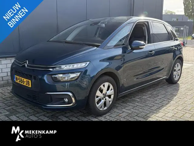 Citroen C4 SpaceTourer 1.2 PureTech Feel EAT8 16"/Trekhaak/Dodehoek/Stoelverwarming/Navigatie/PDC v+...
