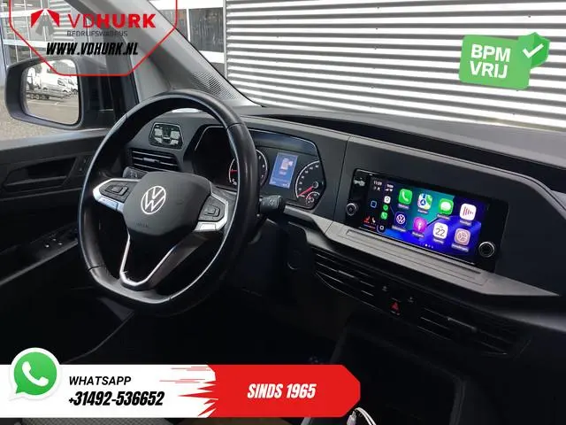 Volkswagen Caddy Cargo 1.5 TSI 115 pk Aut. BENZINE LED/ Stoelverw./ Standkachel/ Camera/ Cruise/ PDC...