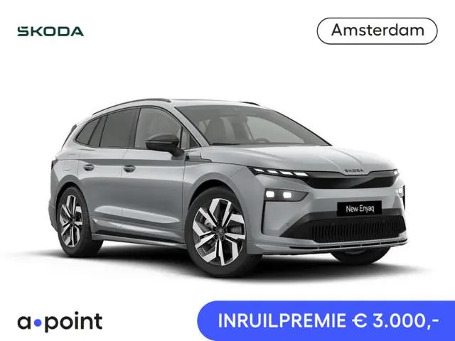 Skoda Enyaq 85 Sportline | Panoramadak | 20 inch | Sportstoelen | Adaptive Cruise | Blind Spot