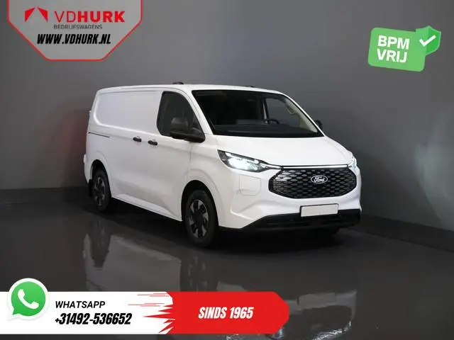 Ford E-Transit Custom Trend 330 km WLTP LED/ Snellader/ 2.3t Trekverm./ Stoelverw./ Carplay/ Climate...