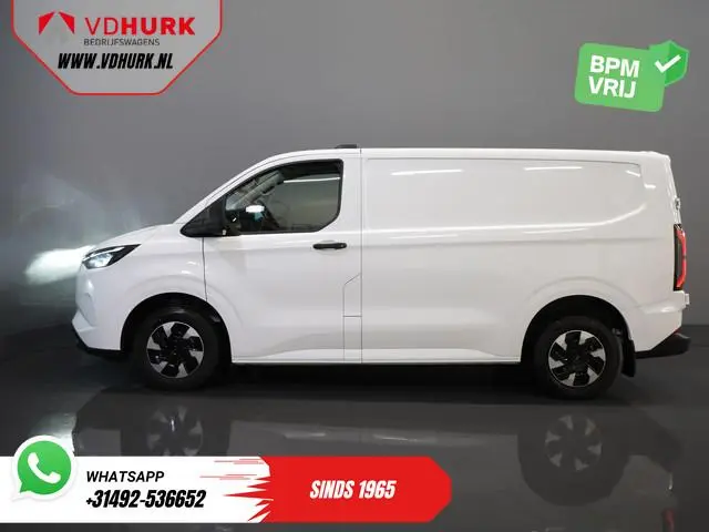 Ford E-Transit Custom Trend 330 km WLTP LED/ Snellader/ 2.3t Trekverm./ Stoelverw./ Carplay/ Climate...