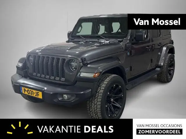 Jeep Wrangler Unlimited 4xe 380 80th Anniversary | Front offroad camera | Navigatie | Leder | Trekha...