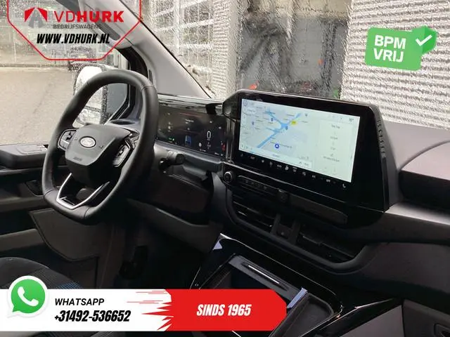 Ford E-Transit Custom Sport L2 330km WLTP LED/ 2x Schuifdeur/ Adapt.Cruise/ Elek.Stoel/ Standkachel/...