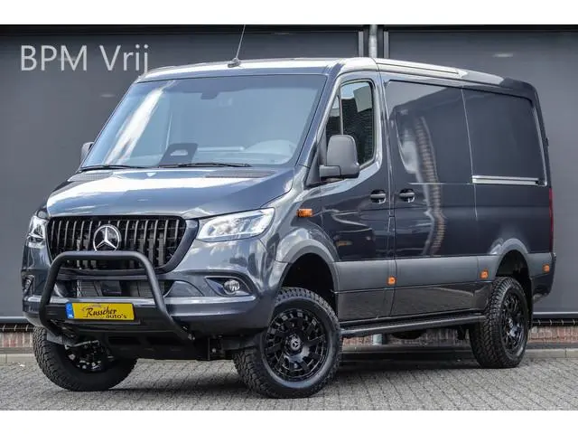 Mercedes-Benz Sprinter 4x4 319Cdi 190Pk 9G-tronic | L2H1 | 2x Schuifdeur | 4WD | AWD | Bullbar | Tre...