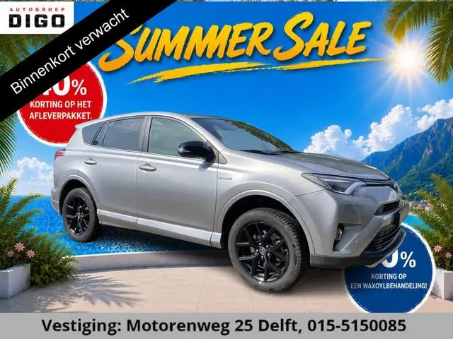Toyota RAV4 2.5 STYLE HYBRIDE 4-WD SILVERLINE GARANTIE 4-2028* 1650 TREKGEWICHT . GARANTIE TOT 04-20...
