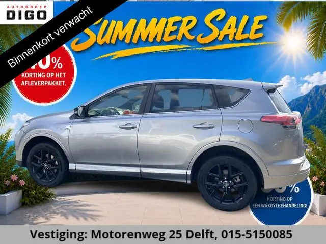 Toyota RAV4 2.5 STYLE HYBRIDE 4-WD SILVERLINE GARANTIE 4-2028* 1650 TREKGEWICHT . GARANTIE TOT 04-20...