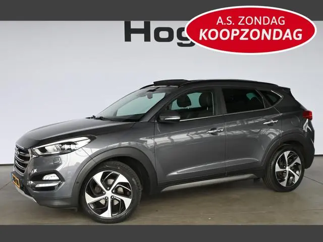 Hyundai Tucson 1.6 T-GDi Comfort 4WD Automaat Cruise Clima Trekhaak Panoramadak Stoelverwarming Goed...