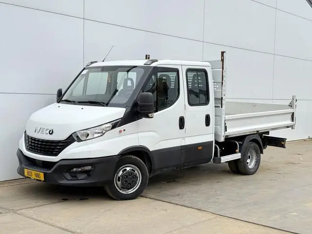 Iveco Daily 35C14 2.3 Kipper Dubbele Cabine Dubbellucht 3,5t Trekhaak 6 Stoelen Airco Cruise Control...
