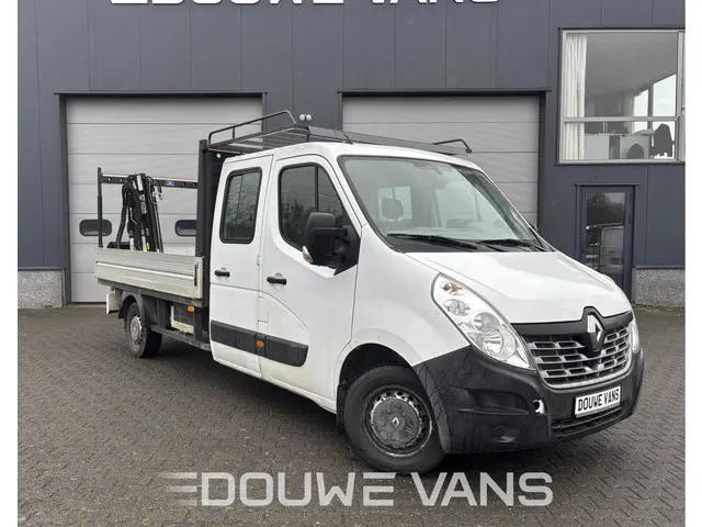 Renault Master Dubbel Cabine Hiab Laadkraan Imperiaal Trekhaak
