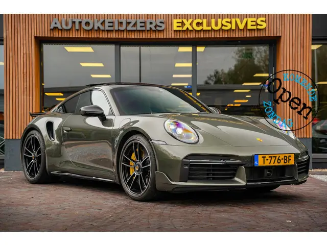 Porsche 911 3.8 Turbo S Aerokit Keramisch Schuifdak Burmester Keyless Liftsysteem Sportchrono 21''LM