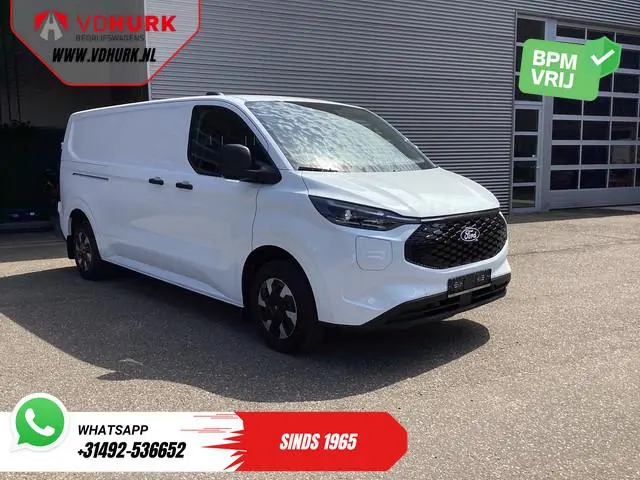 Ford E-Transit Custom L2 330 km WLTP Garantie t/m 2028/ LED/ Snellader/ Standkachel/ Stoelverw./ Stu...