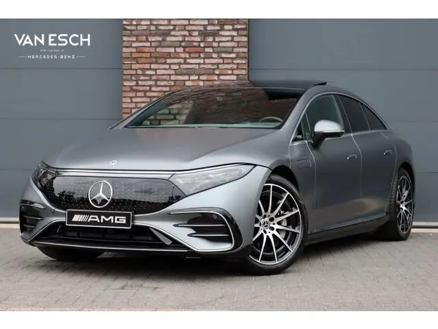 Mercedes-Benz EQS 450+ AMG Line Premium+ 108 kWh | Luchtvering | Achterasbesturing | Distronic+ | Bu...