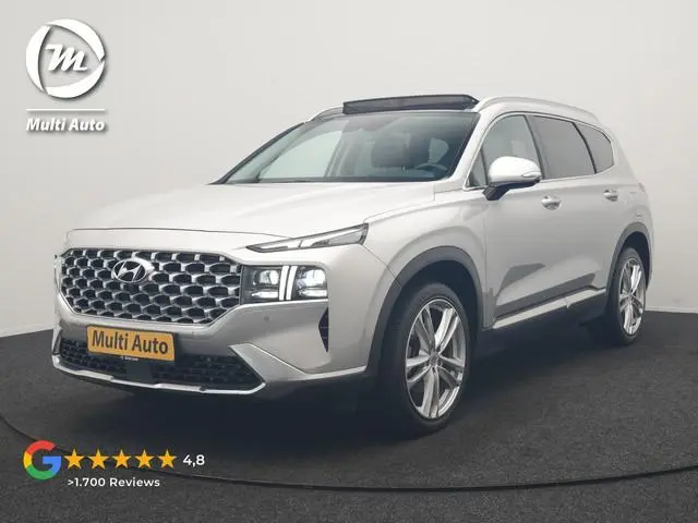 Hyundai Santa Fe 1.6 T-GDI PHEV Premium Sky 266pk Dealer O.H. | Panodak | Adaptive Cruise | Head Up...