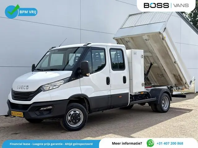 Iveco Daily 35C16 3.0 Dubbele Cabine Kipper Dubbellucht 3,5t Trekhaak 6 Stoelen Airco Cruise Control...