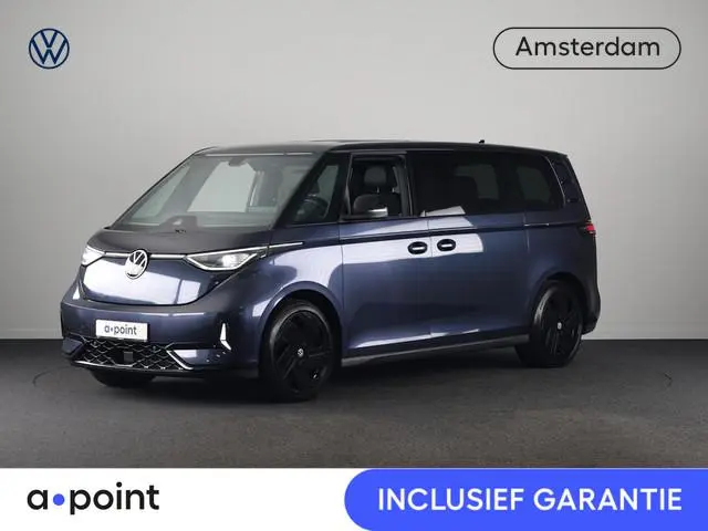 Volkswagen ID. Buzz GTX 4MOTION 86 kWh LWB 7p. 340 pk | SoH 100% | Verlengde garantie | Navigatie |...
