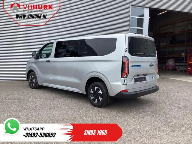 Ford E-Transit Custom 320 km WLTP L2 Combi/ Kombi/ 9 pers./ LED/ Standkachel/ Stoelverw/ Stuurverw./...
