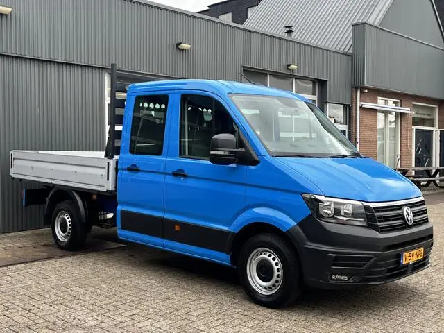 Volkswagen Crafter 35 2.0 TDI L3 DC Airco Cruise controle Euro 6 Pick-up Telefoonverbinding Voorruit...