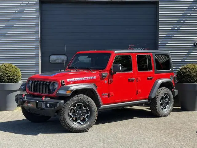 Jeep Wrangler Unlimited 4xe 380 Rubicon Afneembare Dakdelen | Navigatie | Camera | Stoel/Stuurverwar...