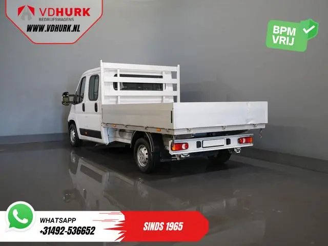 Opel Movano 2.2 140 pk DC Dubbel Cabine Open Laadbak/ 7 Pers./ 2.5t Trekverm./ Cruise/ Airco/ 288x21...