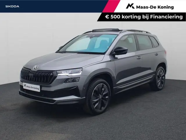 Skoda Karoq 1.5 TSI 150PK ACT Sportline DSG · Panoramadak · CANTON Audio · 360°Camera + Parkeersenso...