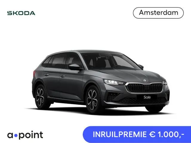 Skoda Scala 1.0 TSI Edition DSG | Travel Assist | Stoel- en stuurverwarming| Trekhaak | Draadloos la...