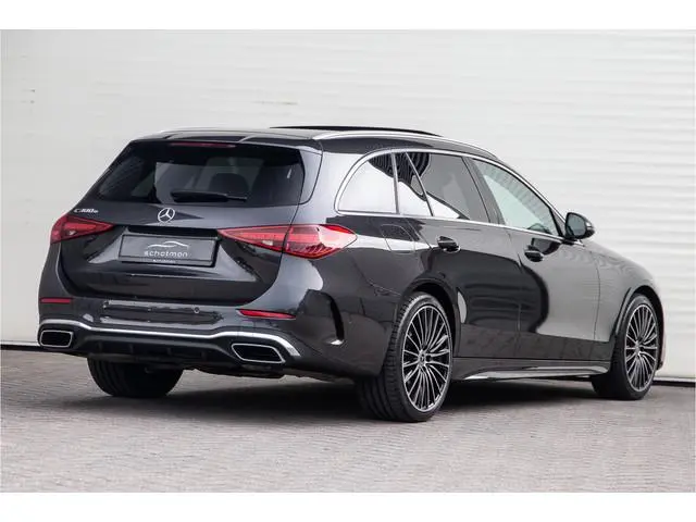 Mercedes-Benz C-klasse Estate 300 e AMG Premium, Massage, Distronic, Pano, Trekhaak, Carplay, Hybrid...