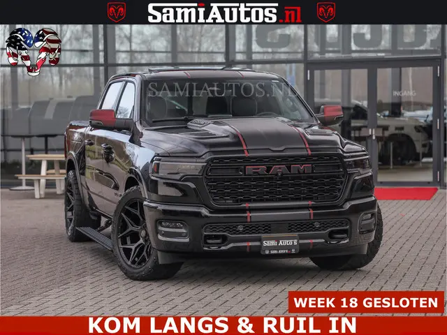 Dodge Ram Limited H.O 540HP 706Nm | Massage + Full Option | De Meest Luxe en Volle Pick-Up in zijn K...