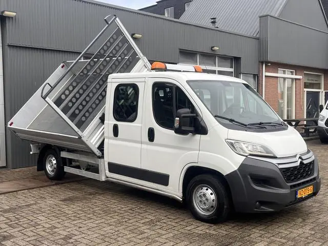Citroën Jumper 35 2.2 HDI L3 3 Zijdenkipper Kieper Trekhaak 2500 kg trekgewicht 7-Persoons Telefoonv...