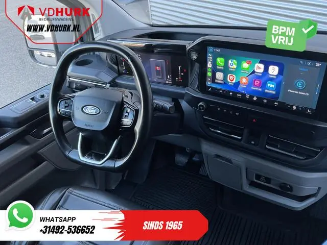 Ford Transit Custom 2.0 TDCI 170 pk Aut. L2 LED/ Adapt.Cruise/ Standkachel/ 2x Schuifdeur/ Carplay/...