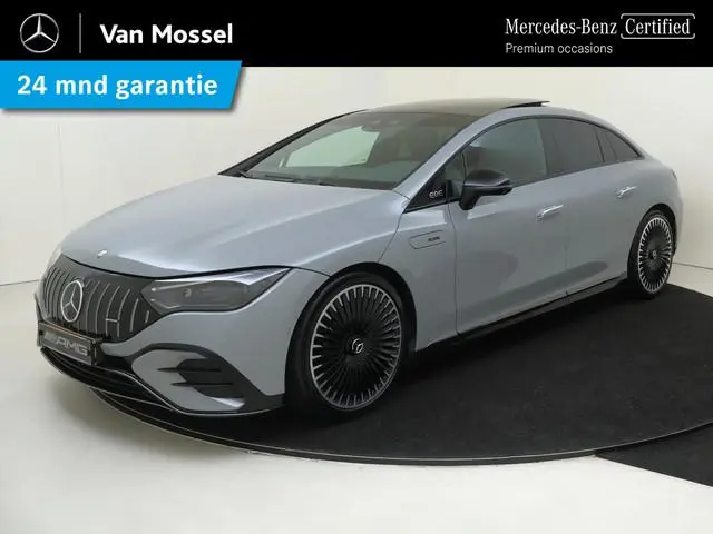 Mercedes-Benz EQE AMG 53 4MATIC+ 90 kWh / Panoramadak/ 21 inch/ HYPERSCREEN/ Burmester/ Carbon int.