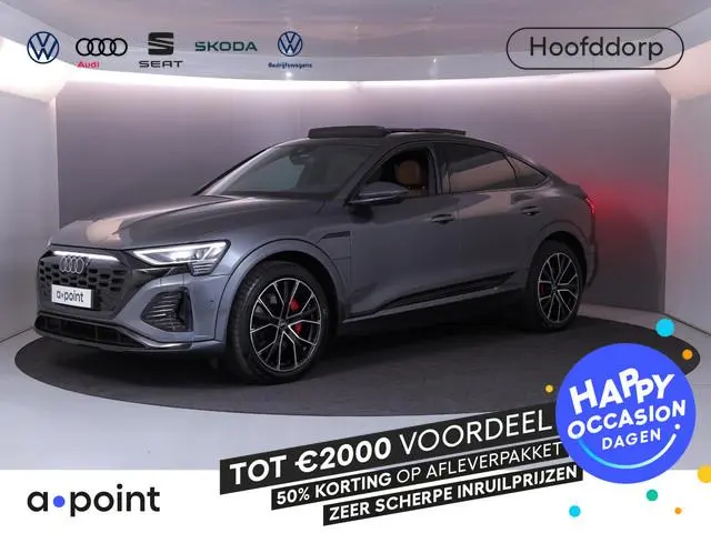 Audi Q8 Sportback e-tron 50 quattro S Edition 95 kWh 340pk | Panoramadak | Lederen bekleding | Lucht...